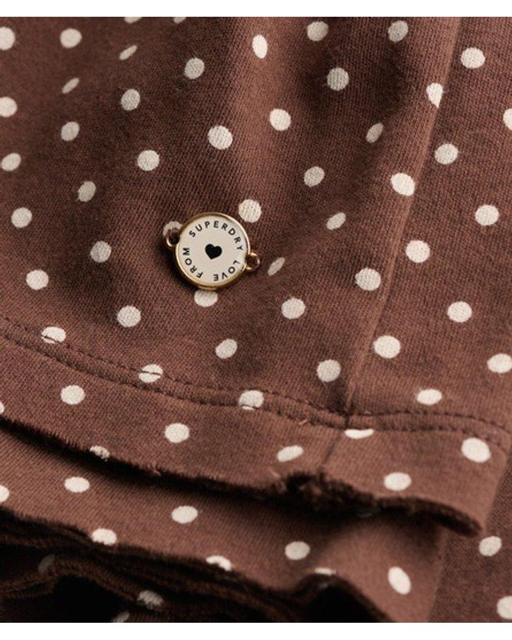 Superdry & Co Tiered Jersey Mini Skirt