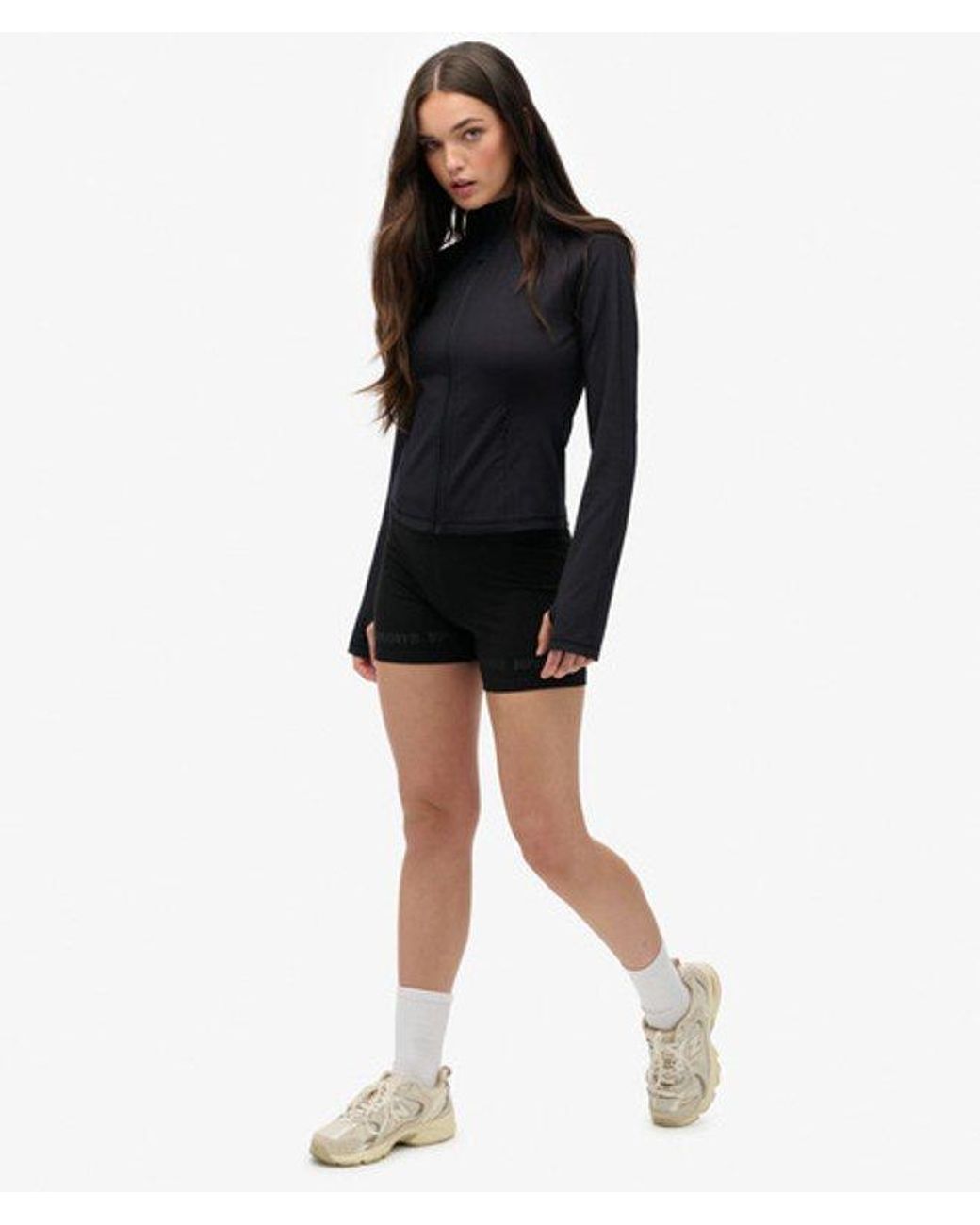 Superdry Black & Co Active Tech Cycle Shorts