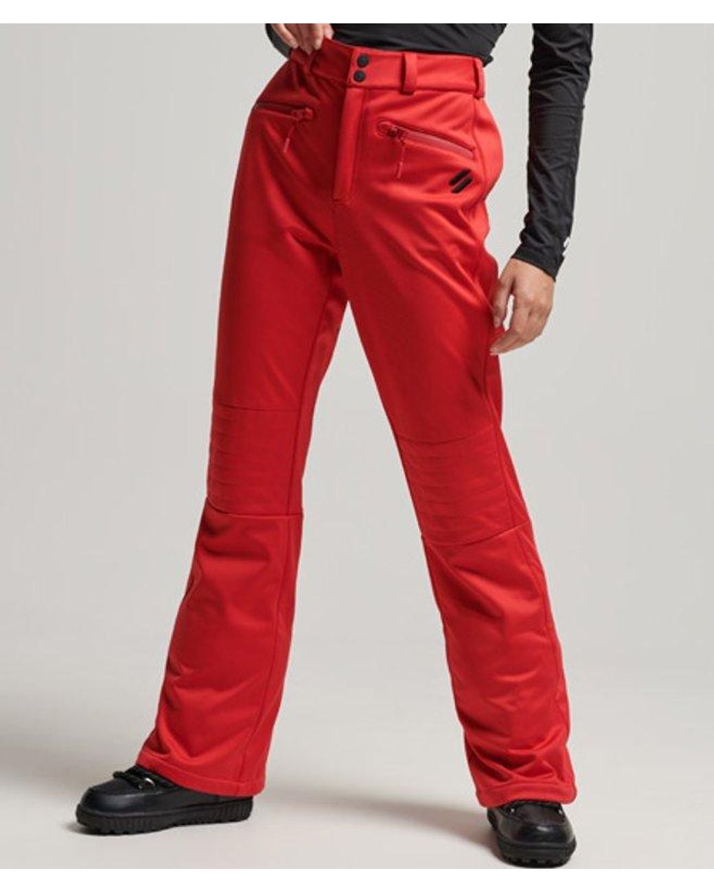Superdry Sport Ski Softshell Slim Pants Red