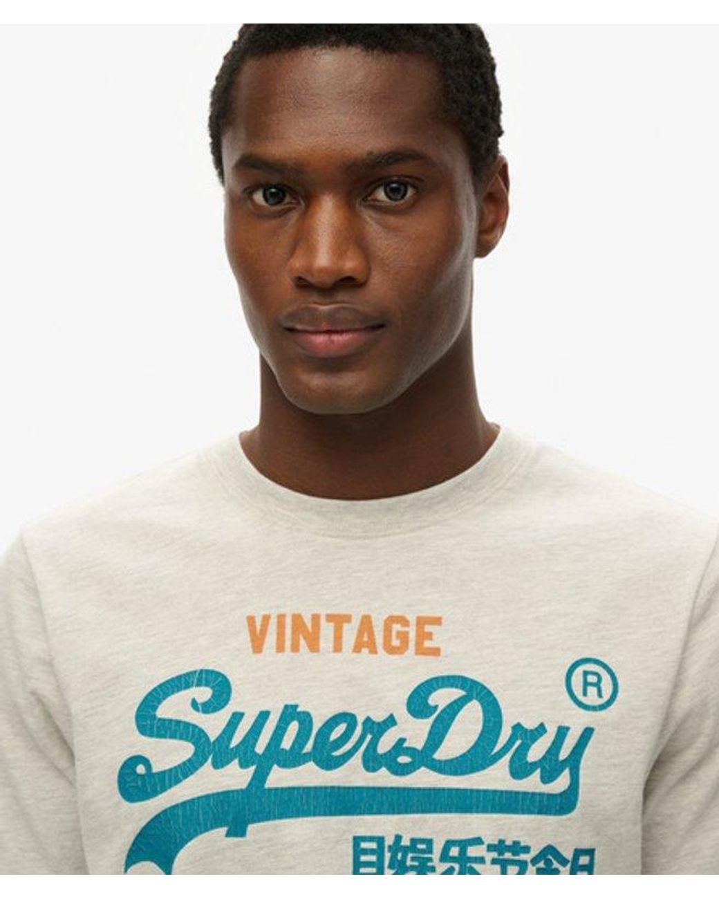 Superdry Gray & Co Vintage Logo Cali T-shirt for men