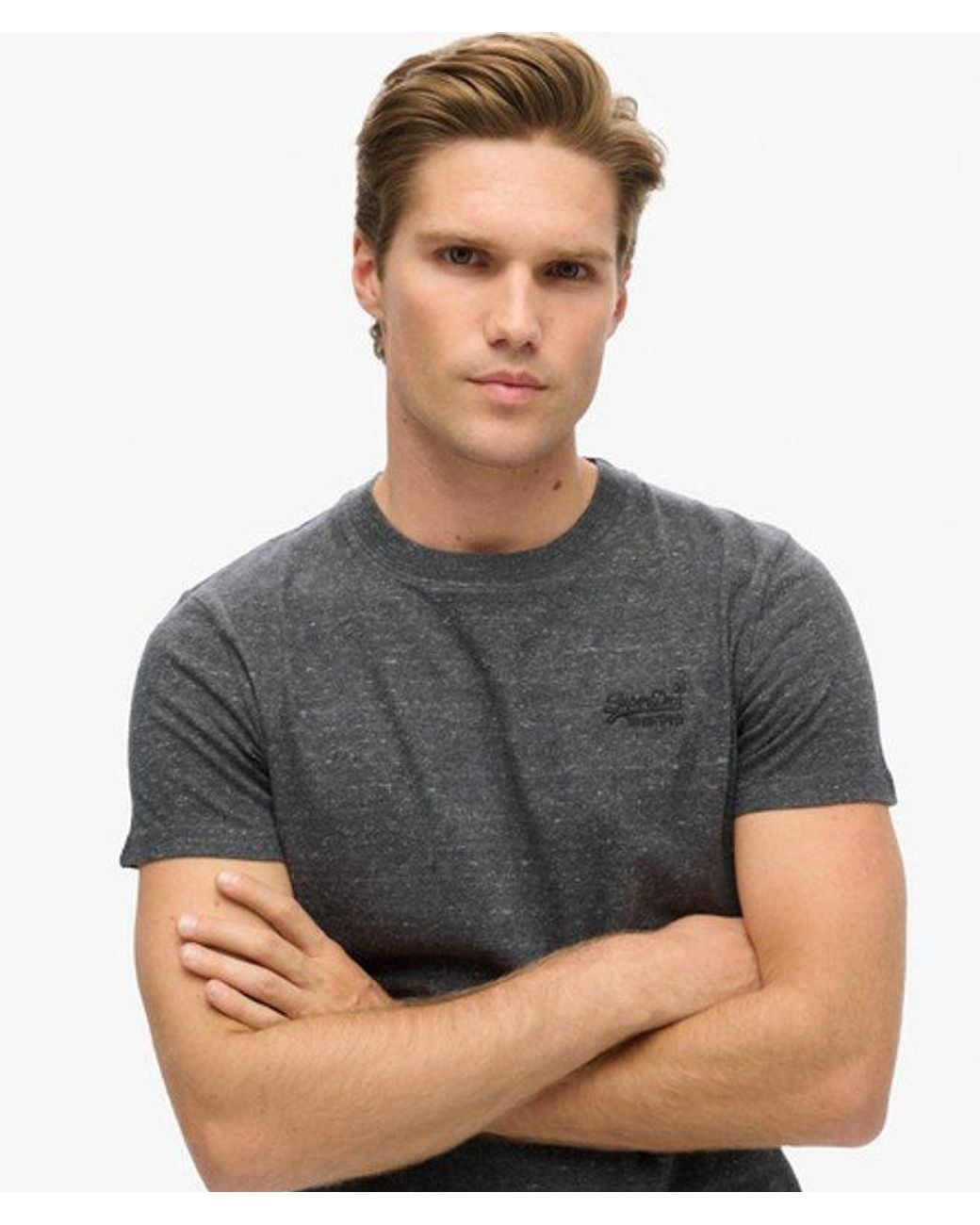 Superdry Gray & Co Essential Logo T-shirt for men