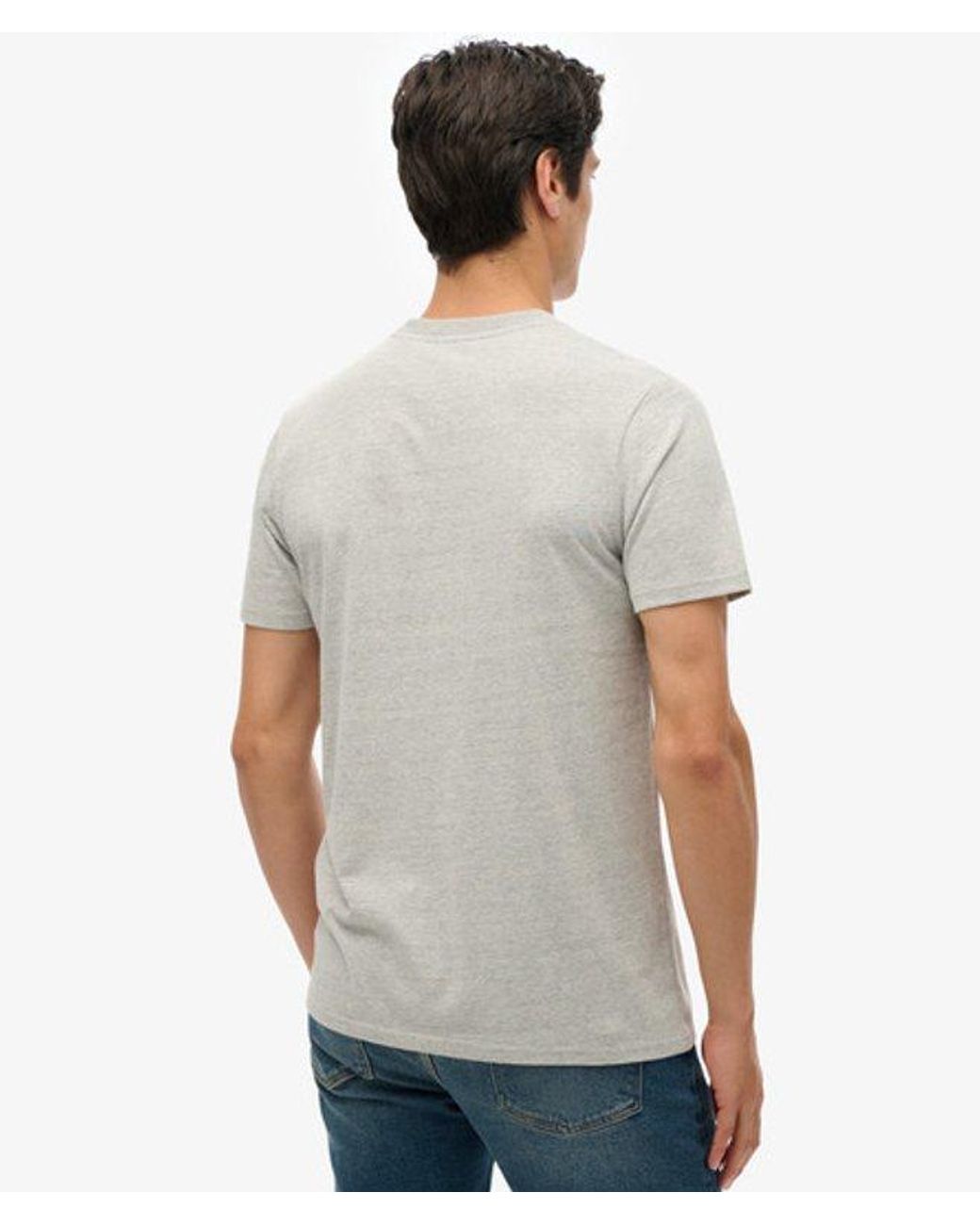 Superdry Gray & Co Neon Vintage Logo T-shirt for men