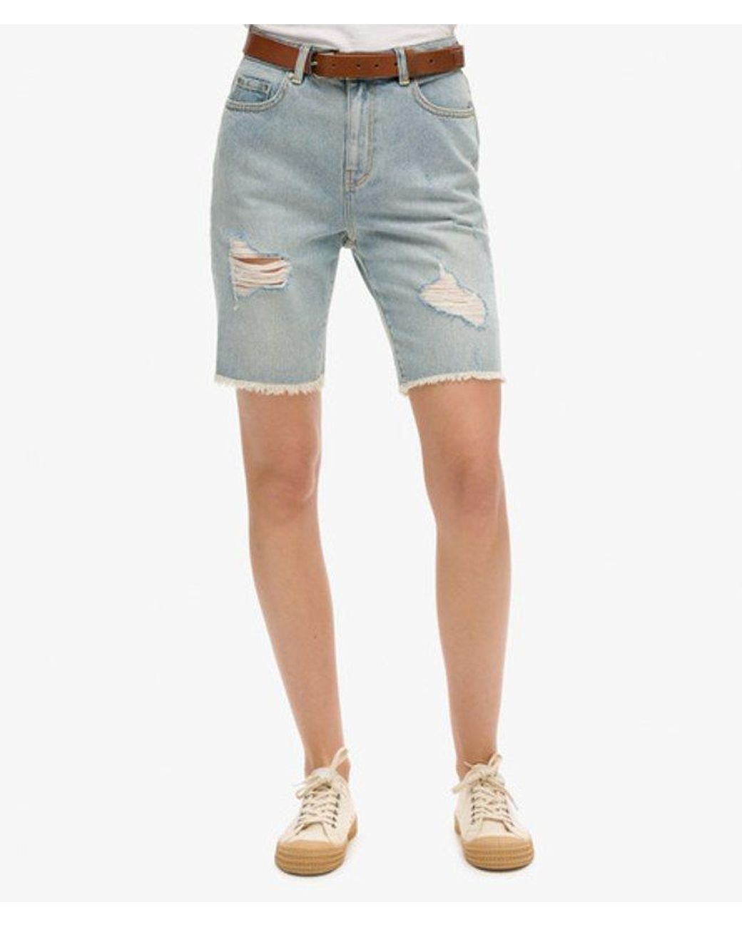 Superdry Blue & Co Bermuda Boy Shorts