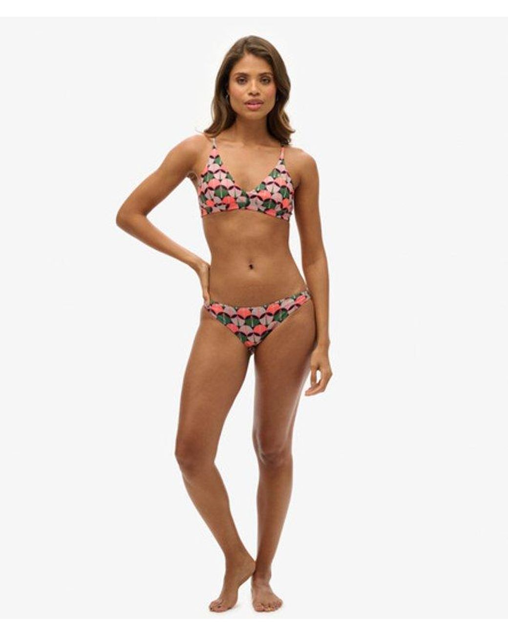 Superdry Natural & Co Printed Classic Bikini Briefs