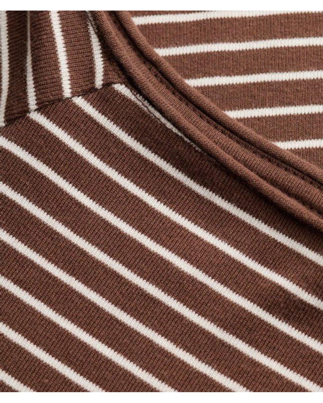 Superdry Brown & Co Bardot Off Shoulder Top
