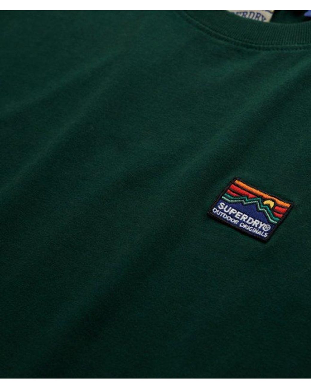 Superdry Green & Co Great Outdoors Embroidered Relaxed T-shirt for men