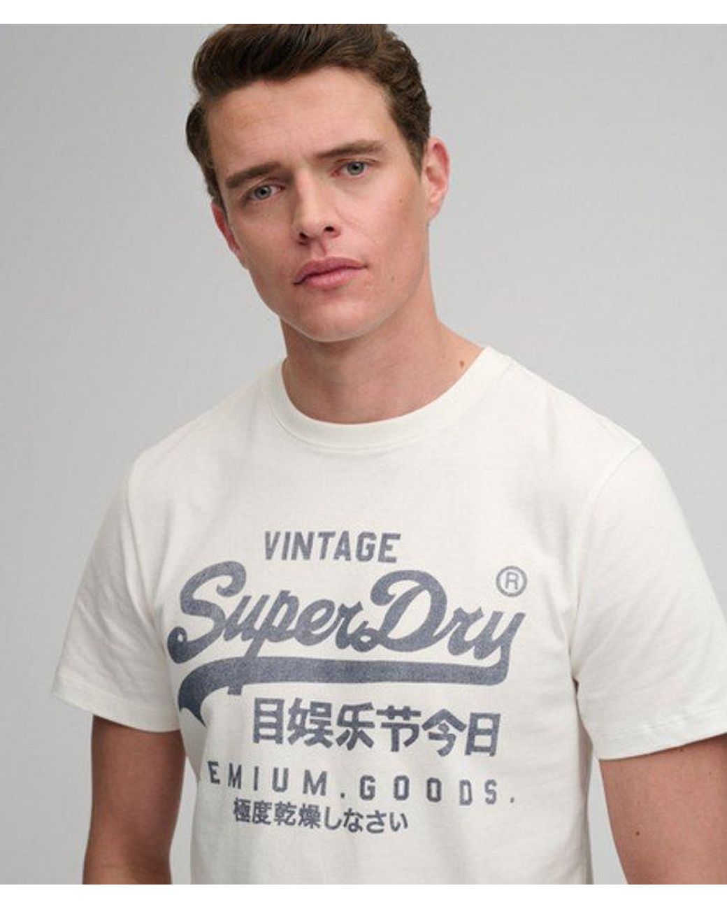 Superdry Gray & Co Vintage Logo Classic T-shirt for men