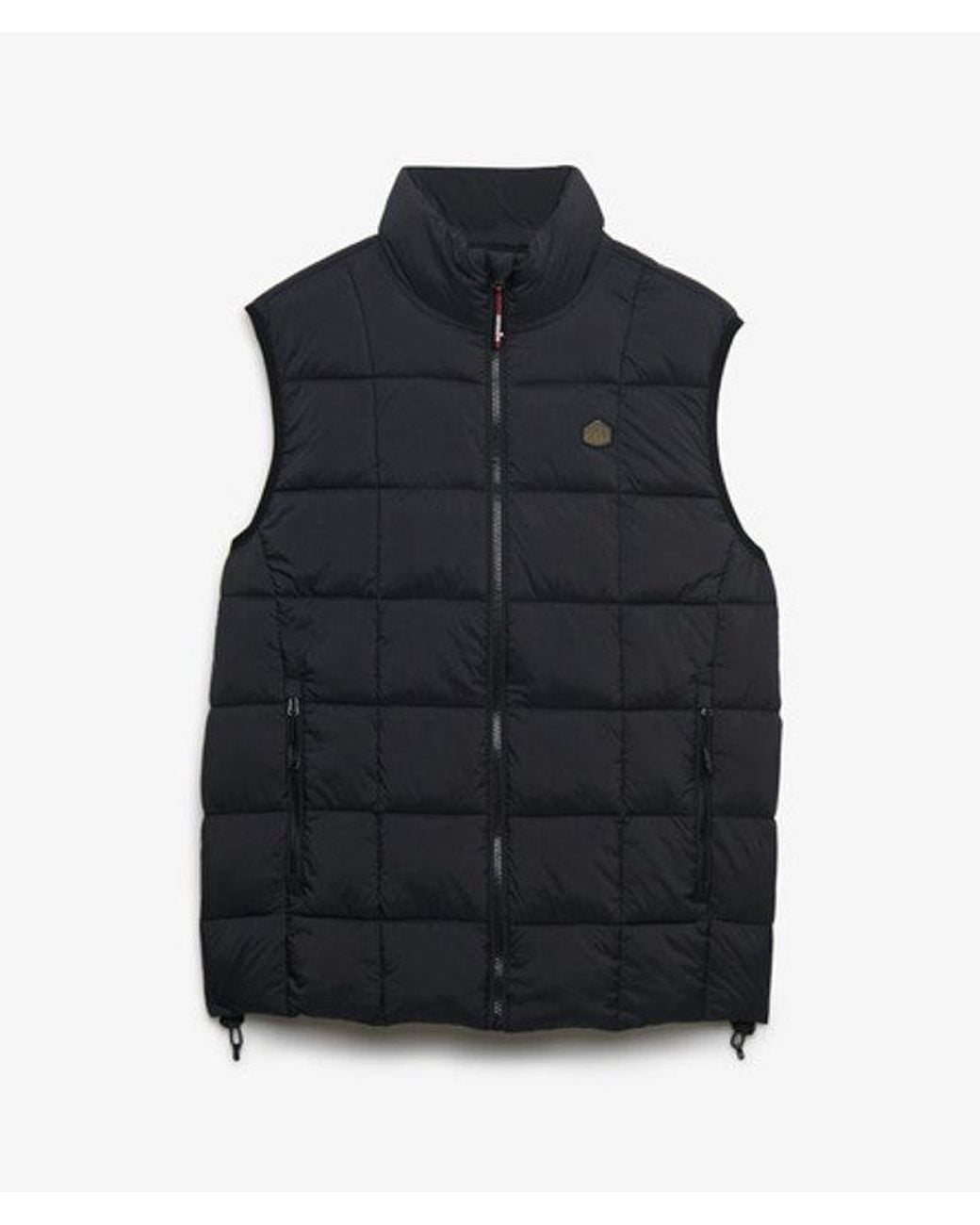 Superdry Gray & Co Box Quilt Fuji Lite Gilet for men