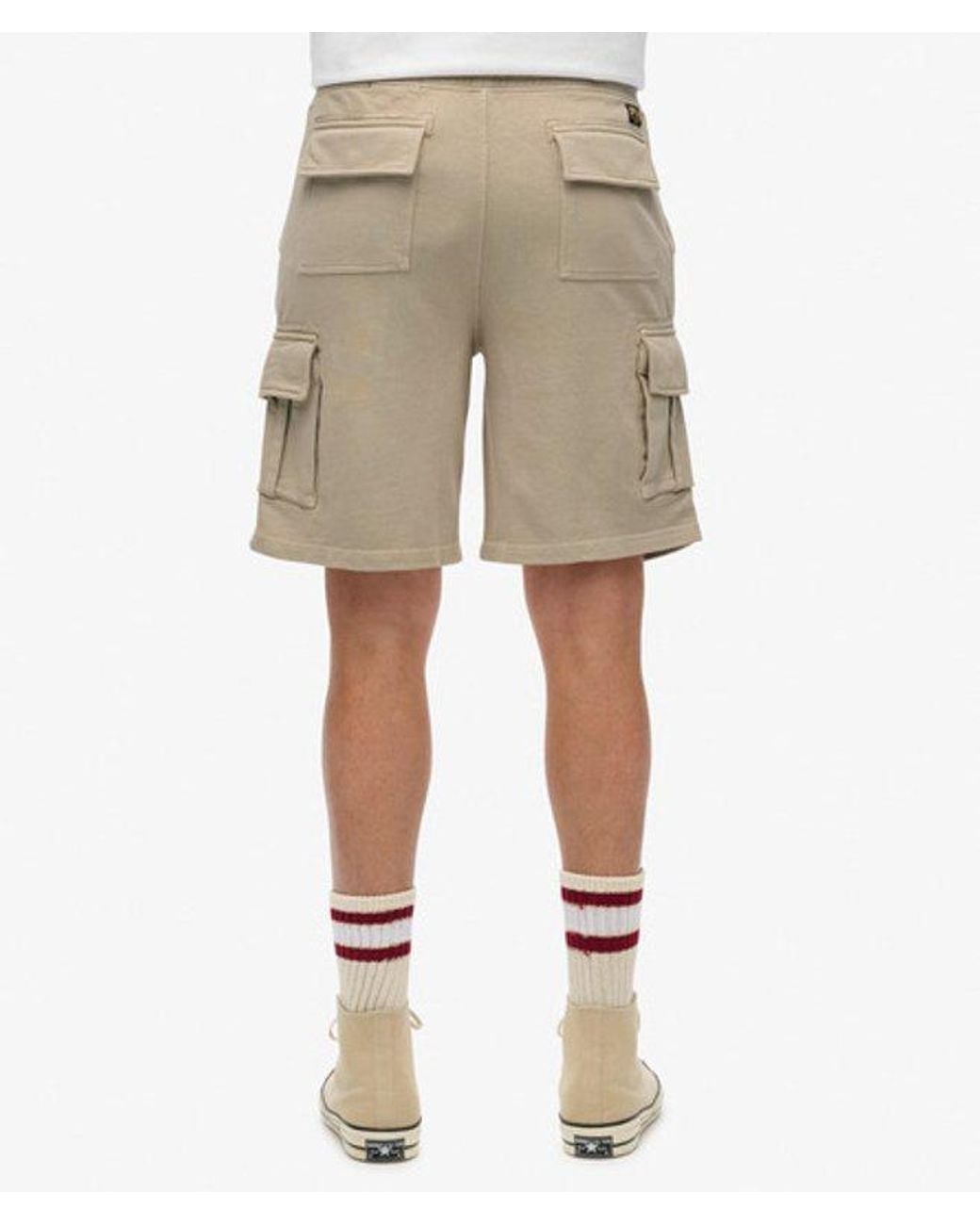 Superdry Natural & Co Contrast Stitch Cargo Shorts for men