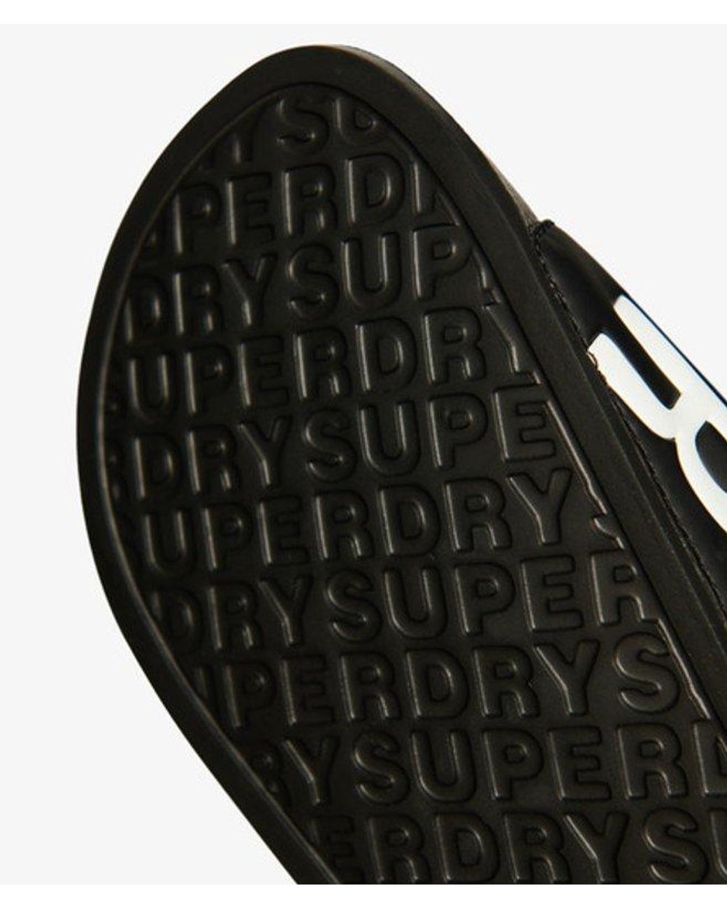 Superdry Black & Co Core Pool Sliders