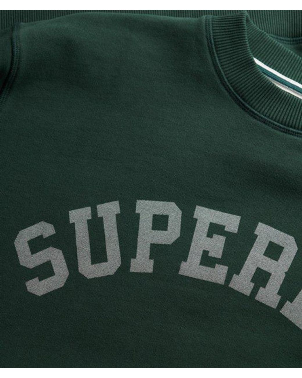 Superdry Green & Co Athletic Essentials Slouchy Crew Sweatshirt