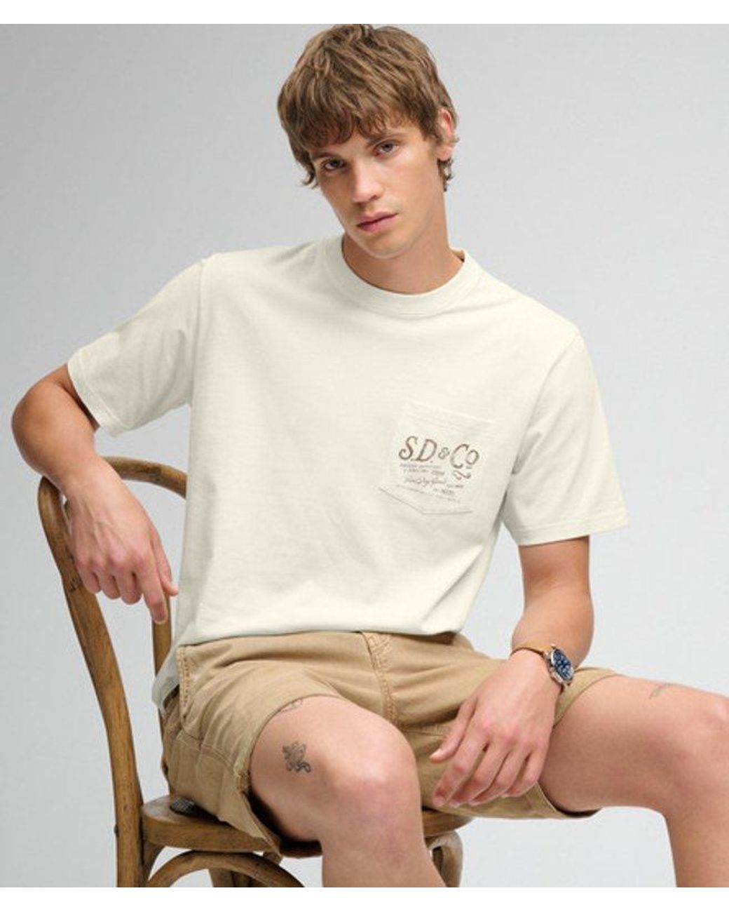 Superdry Natural & Co Trade Loose T-shirt for men