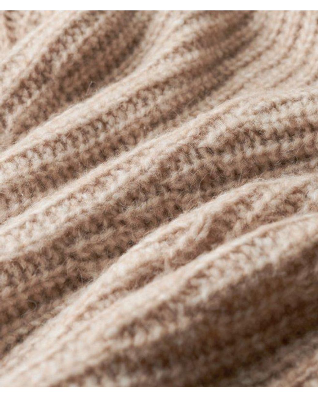 Superdry Natural & Co Brushed Rib Slouch Neck Jumper