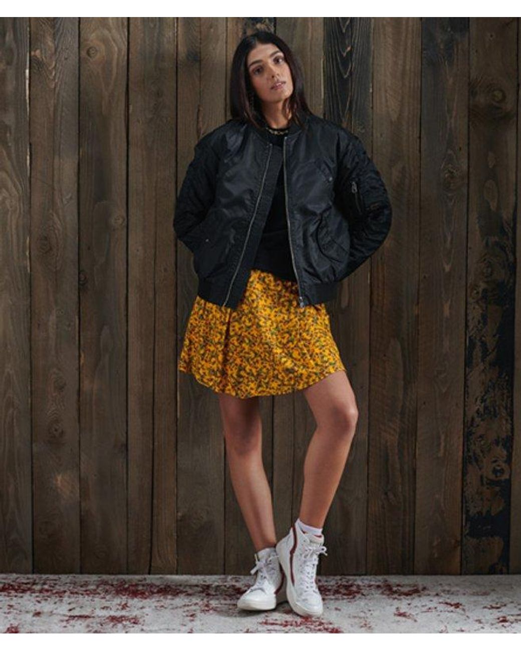 Superdry Black Mandy Mini Skirt