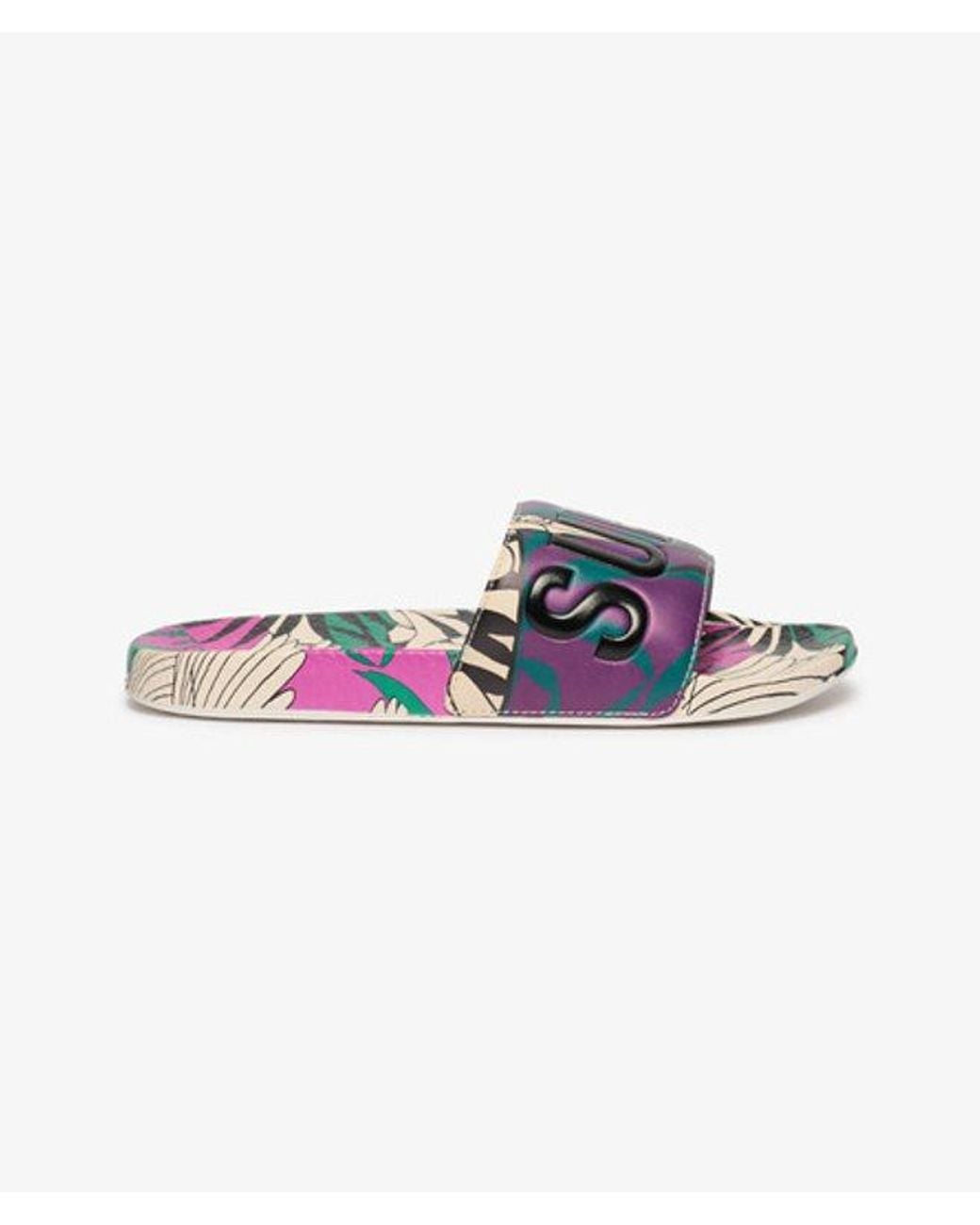 Superdry Natural & Co All Over Printed Pool Sliders