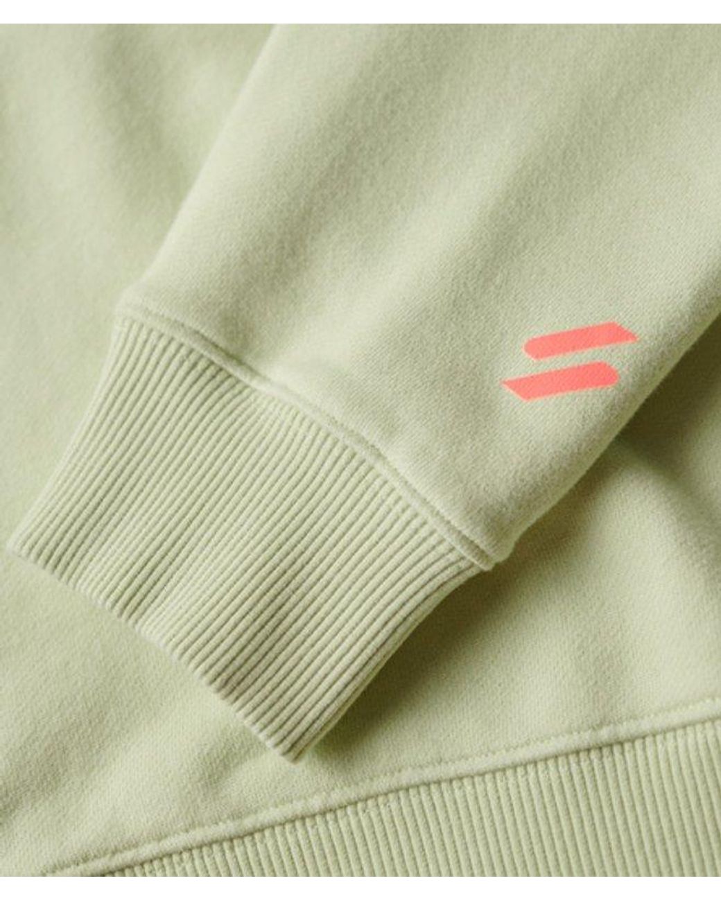 Superdry Green & Co Sportswear Logo Boxy Half Zip Sweatshirt