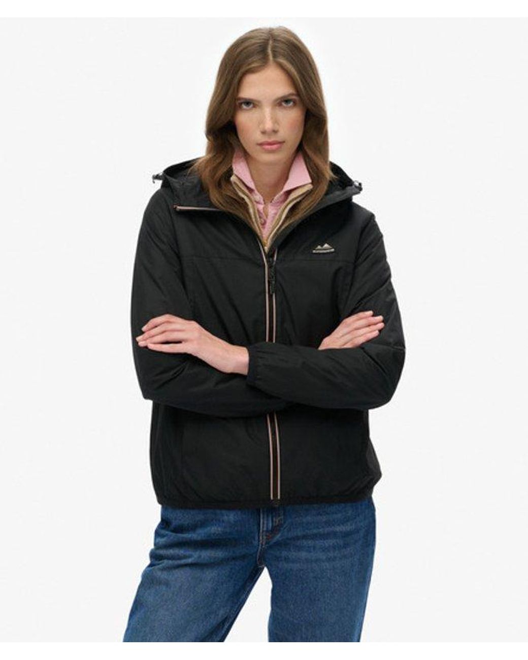 Superdry Black & Co Essential Tri Windbreaker Jacket