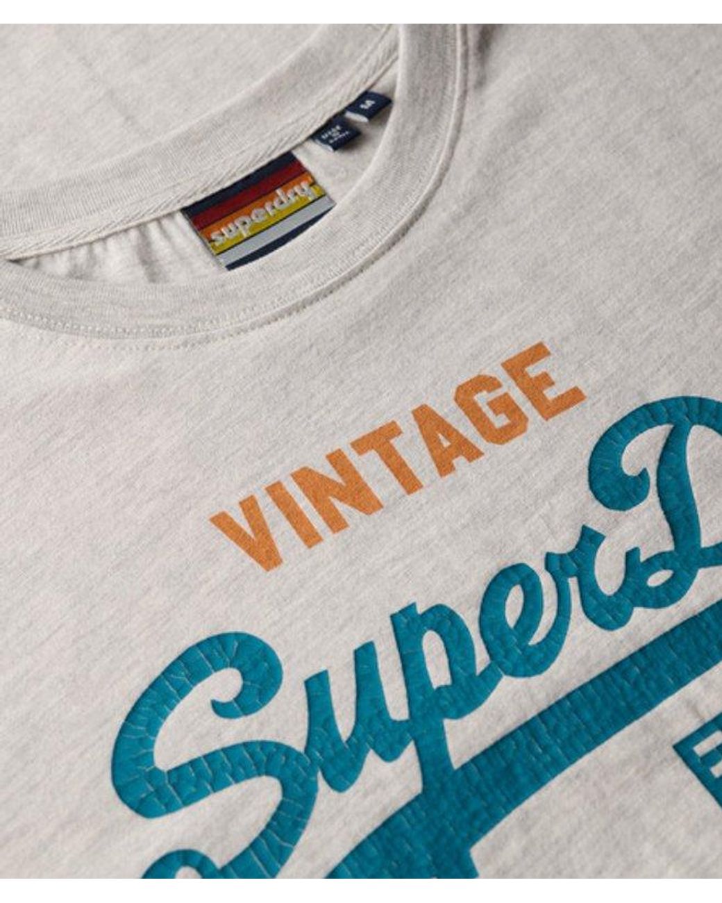 Superdry Gray & Co Vintage Logo Cali T-shirt for men
