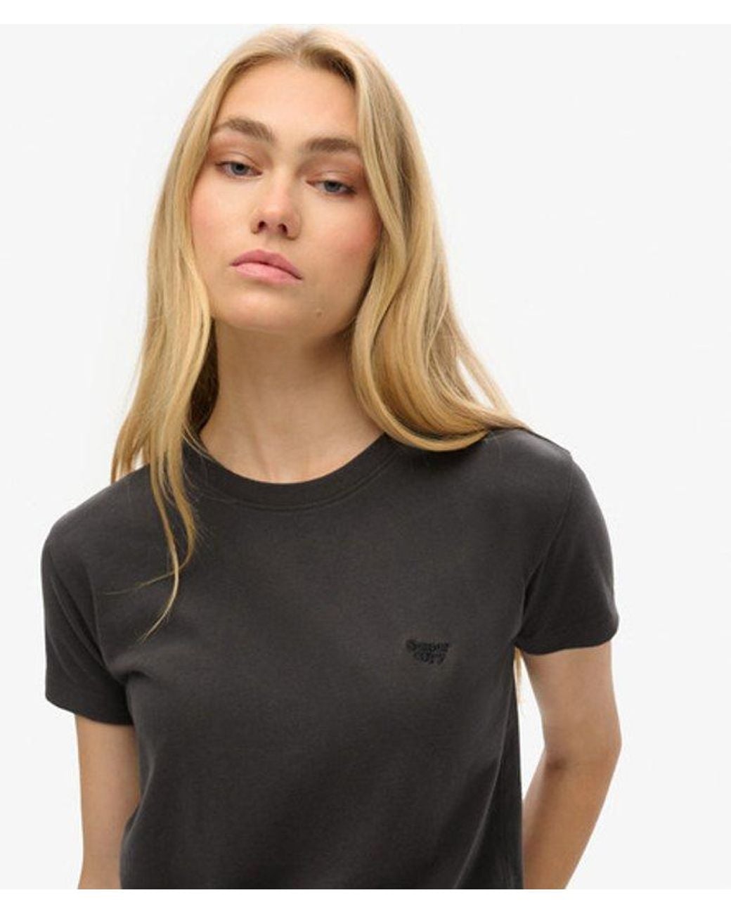 Superdry Brown & Co Essential Logo Fitted T-shirt
