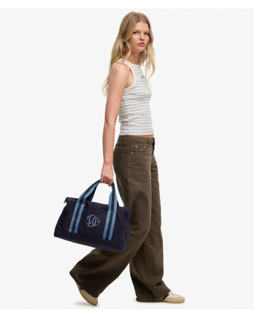 Superdry Blue & Co Athletic Essentials Carry On Bag