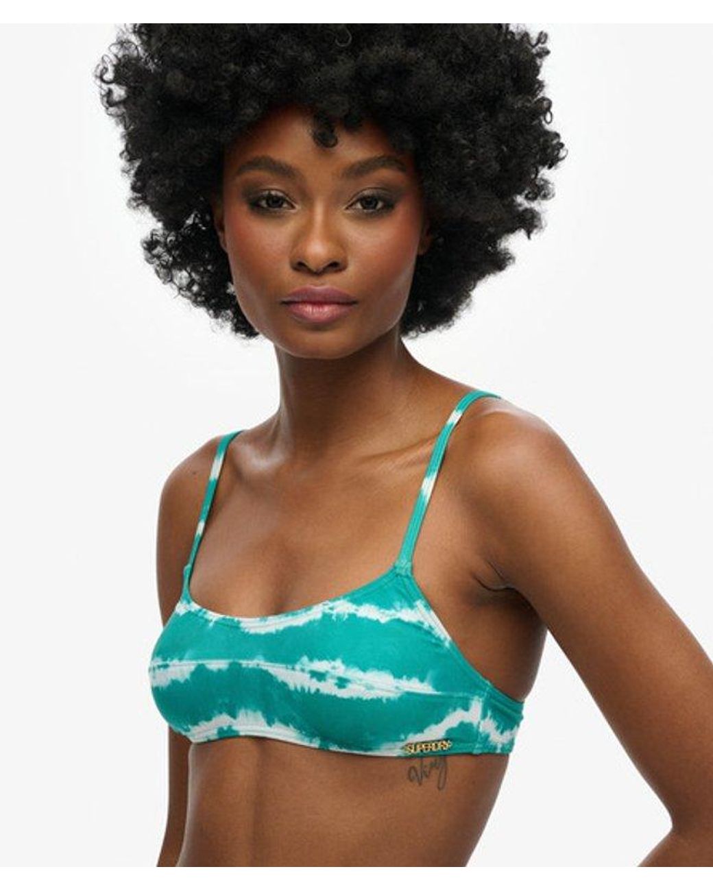 Superdry Pink & Co Tie Dye Recycled Bikini Top