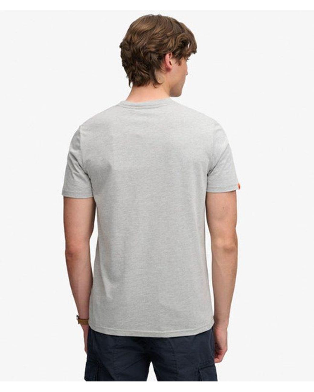 Superdry Gray & Co Vintage Logo Heritage Relaxed T-shirt for men