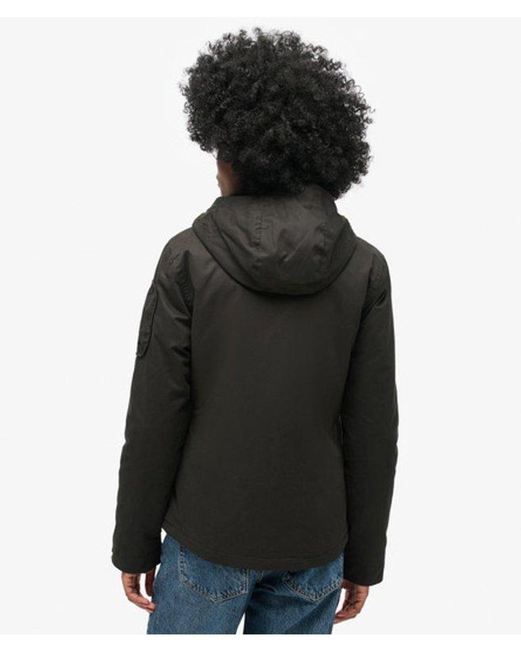Superdry Black Ultimate Microfibre Sd-wind Jacket