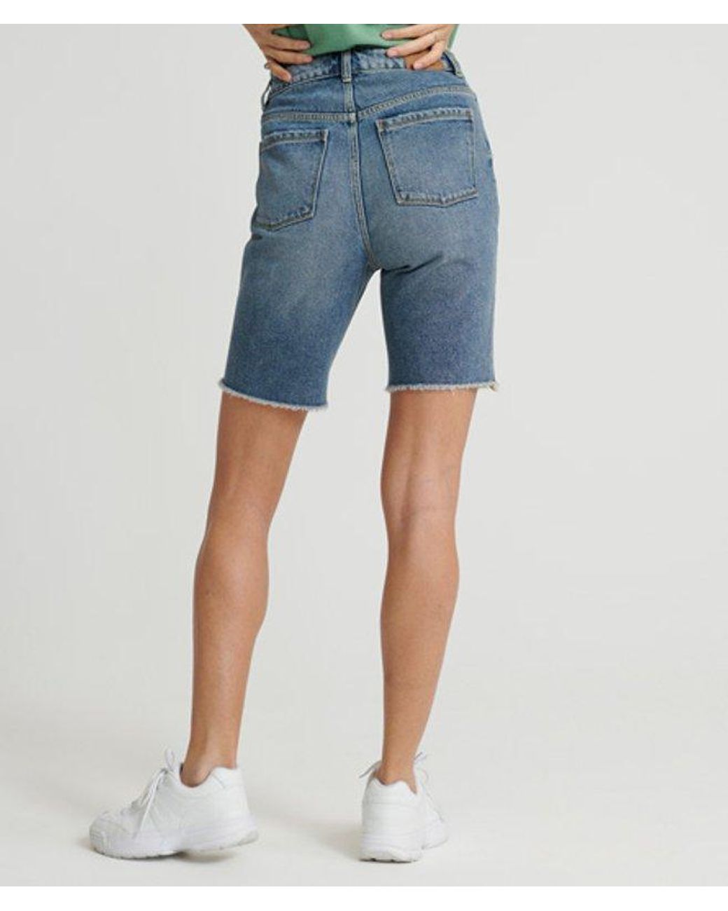 Superdry Blue Bermuda Boy Shorts