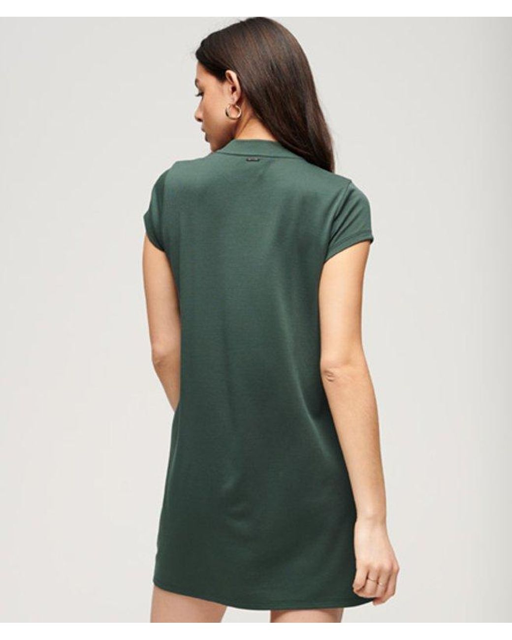 Superdry Green & Co Short Sleeve A-line Mini Dress
