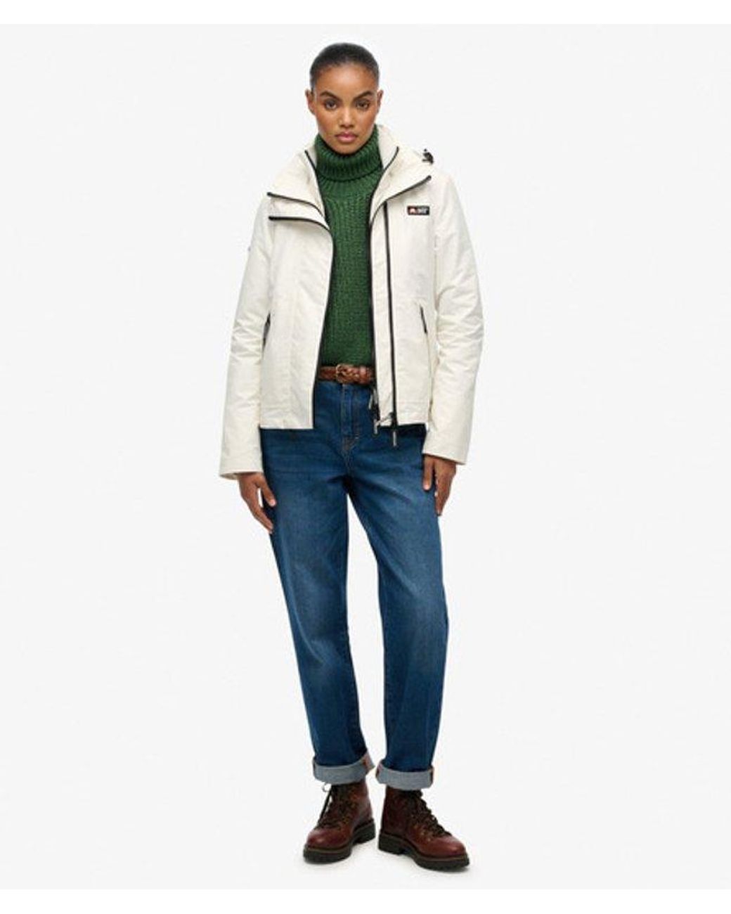Superdry Natural & Co Hooded Mountain Windbreaker Jacket