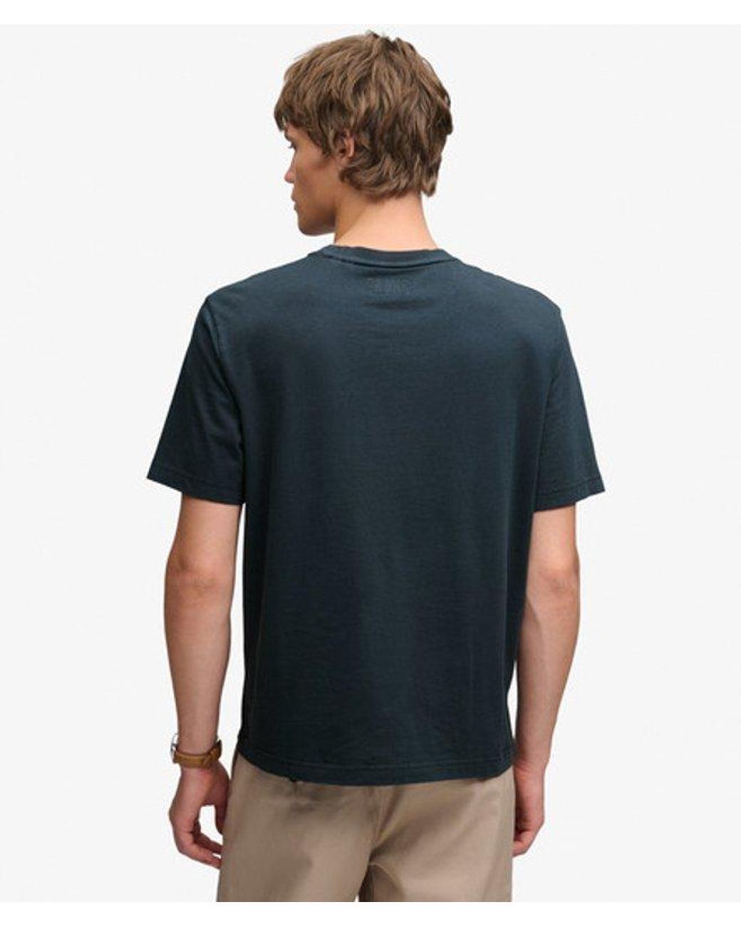 Superdry Blue Trade Loose T-Shirt for men