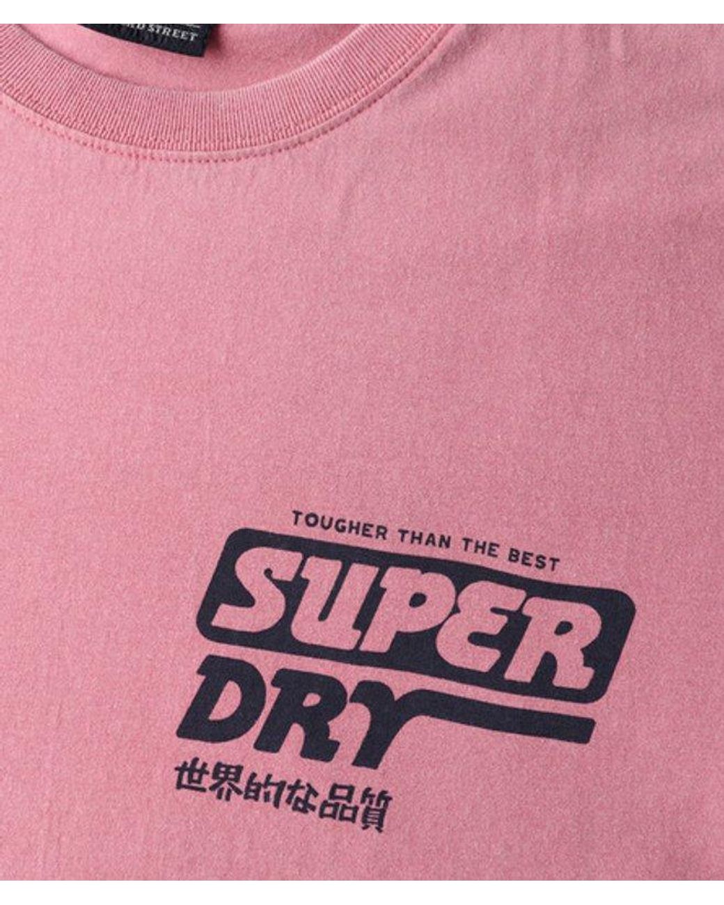 Superdry Pink & Co Trade Tools Loose T-shirt for men