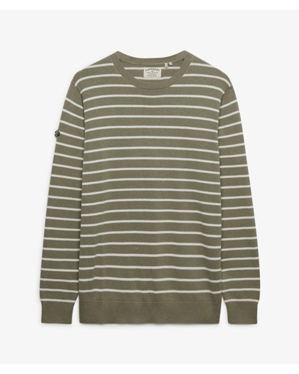 Superdry Green & Co The Merchant Store - Breton Jumper for men