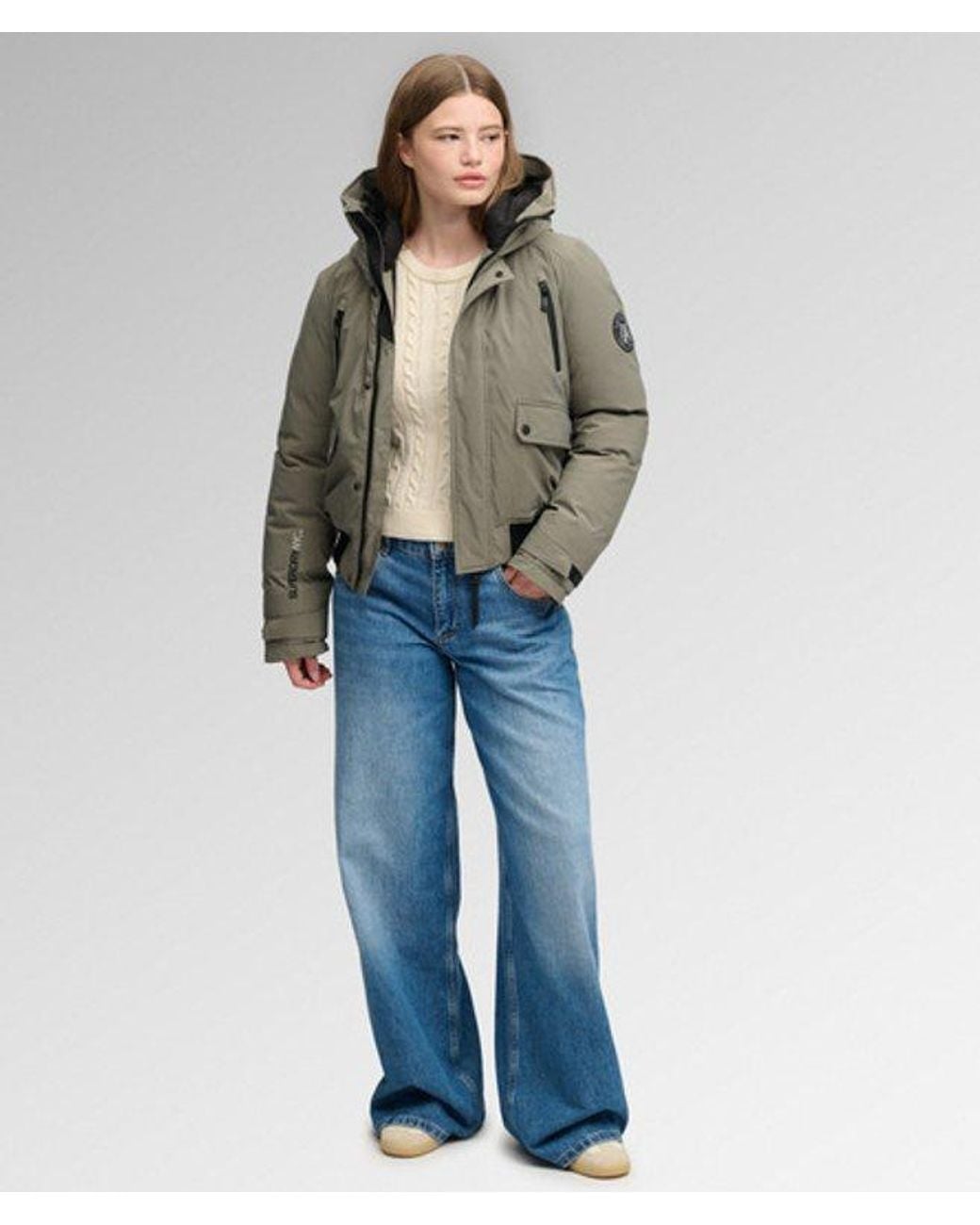Superdry Gray & Co City Padded Bomber Jacket