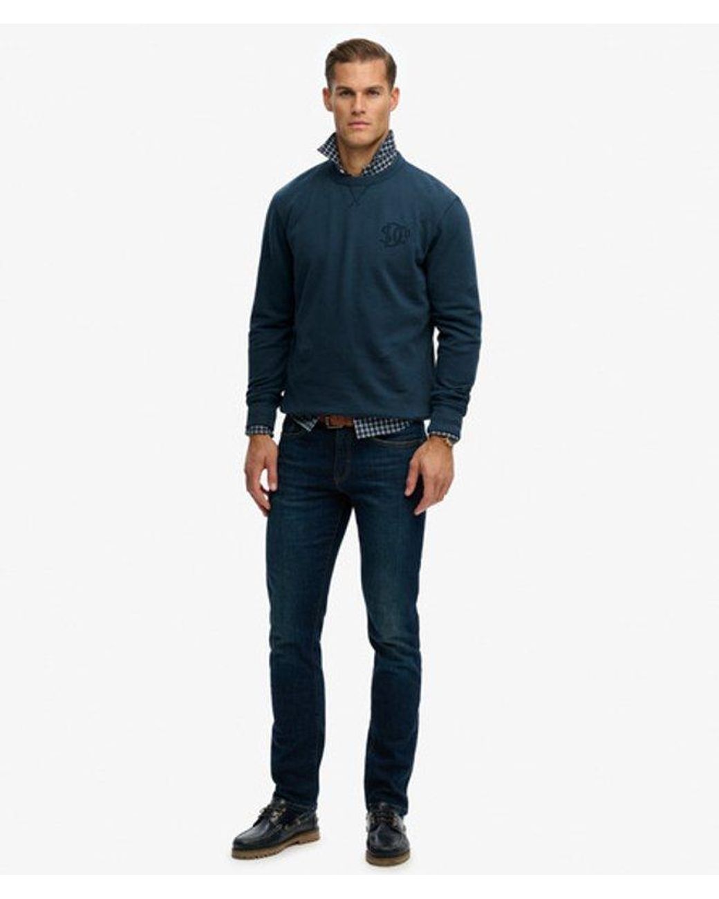 Superdry Blue & Co The Merchant Store- Graphic Sweatshirt for men
