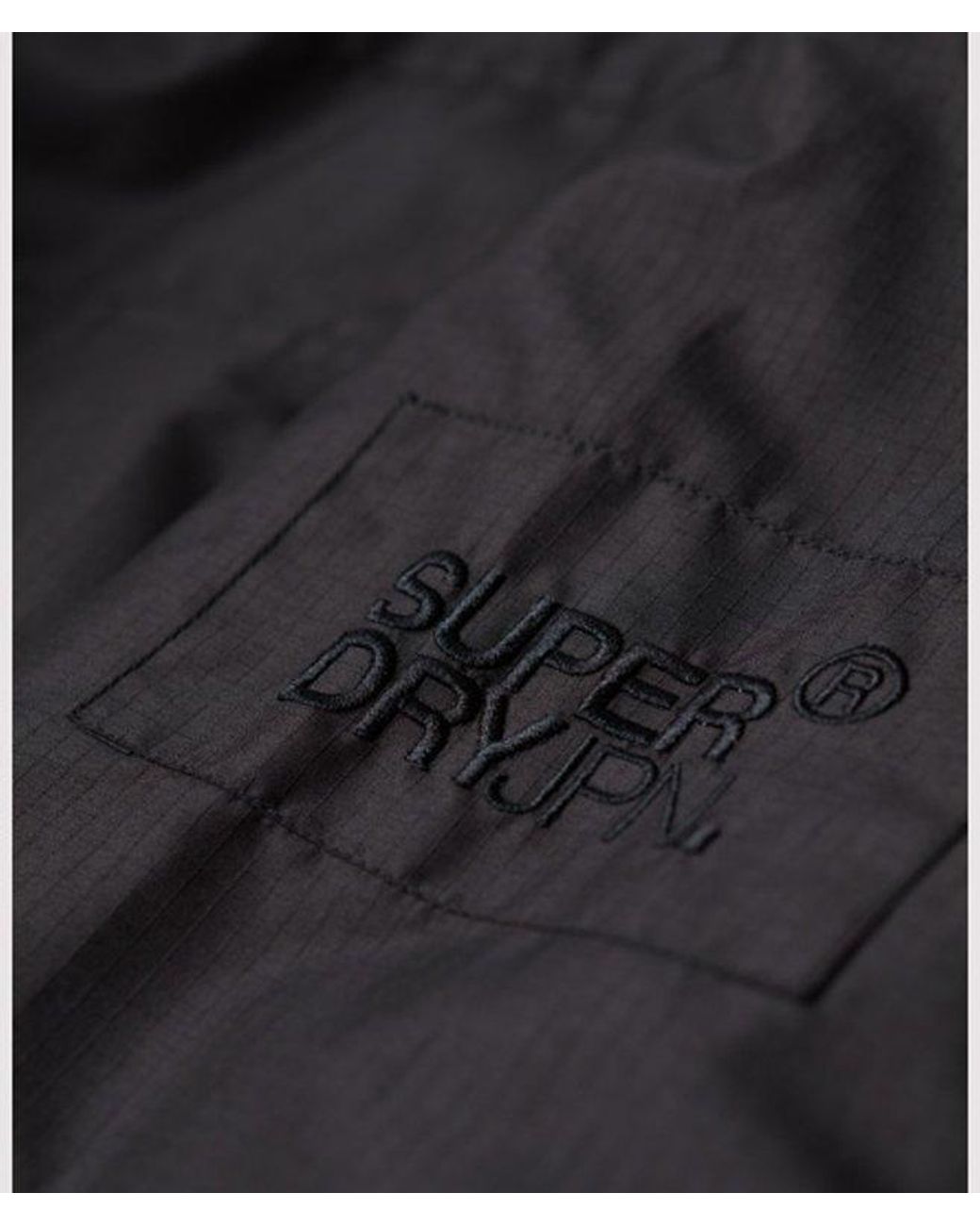 Superdry Black & Co Classic Embroidered Mountain Sd Windcheater Jacket for men