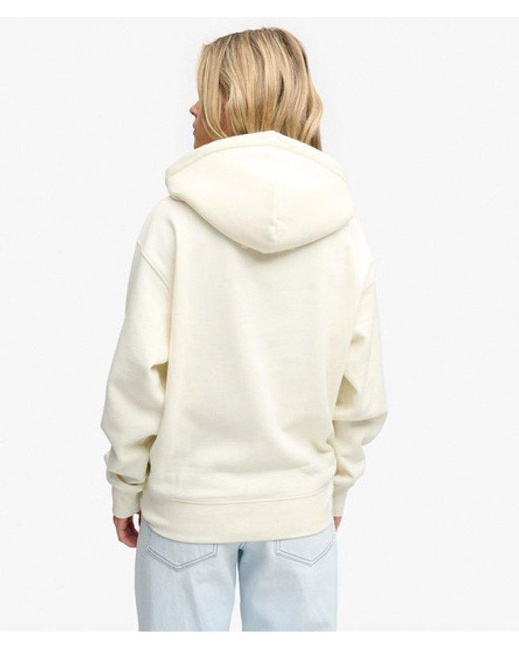 Superdry White & Co Company Logo Embroidered Sequin Hoodie