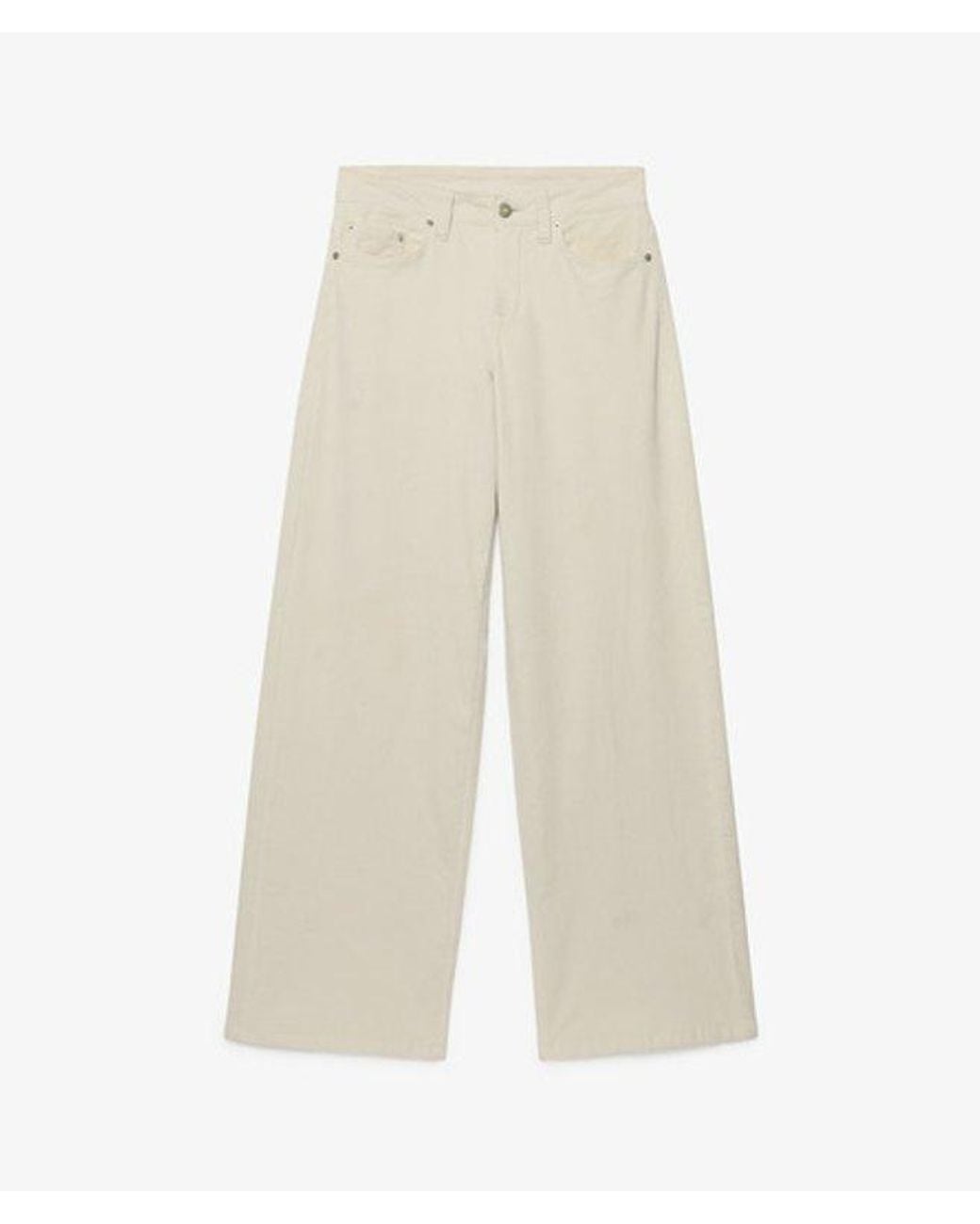 Superdry White & Co Mid Rise baggy Corduroy Trousers