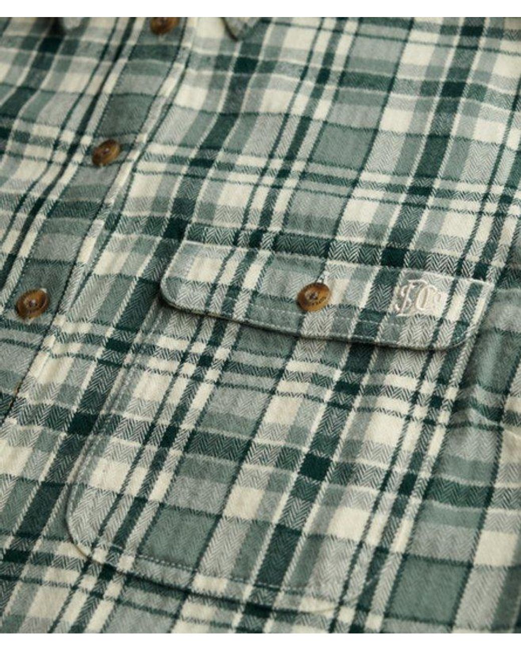 Superdry Green & Co Lumberjack Check Flannel Shirt
