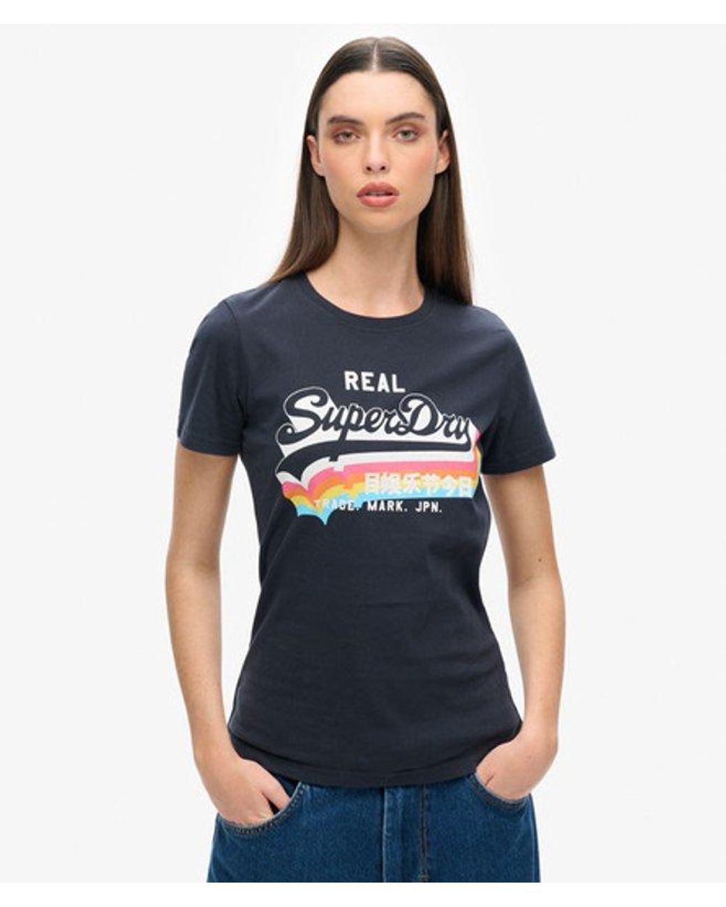 Superdry Blue & Co Vintage Logo T-shirt