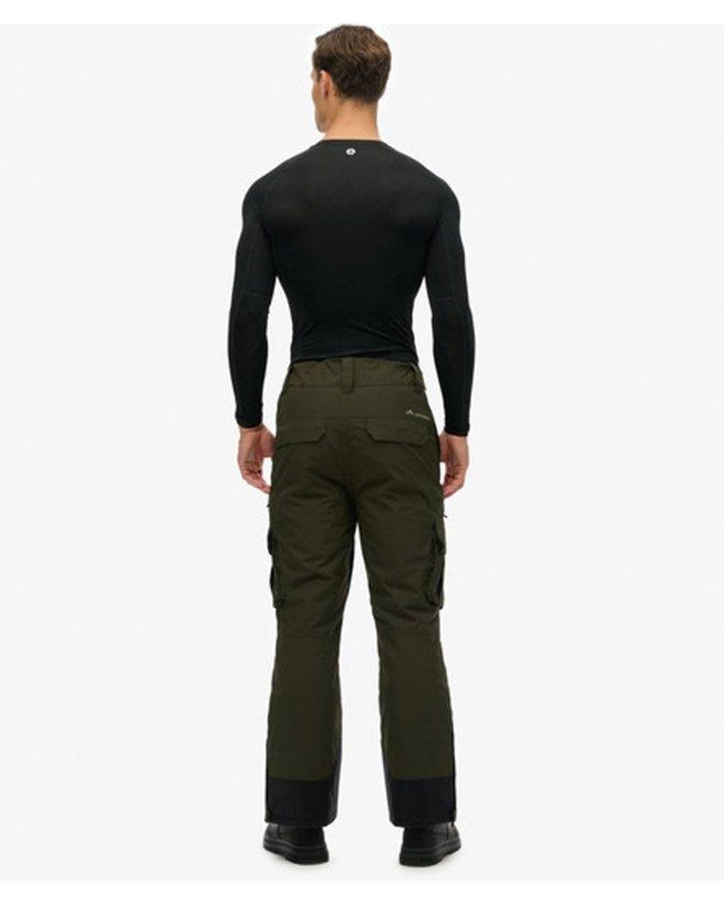 Superdry Black Ultimate Freestyle Ski Pants for men