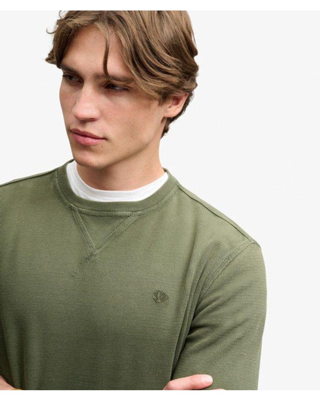 Superdry Green & Co Classic Heavy Textured Top for men