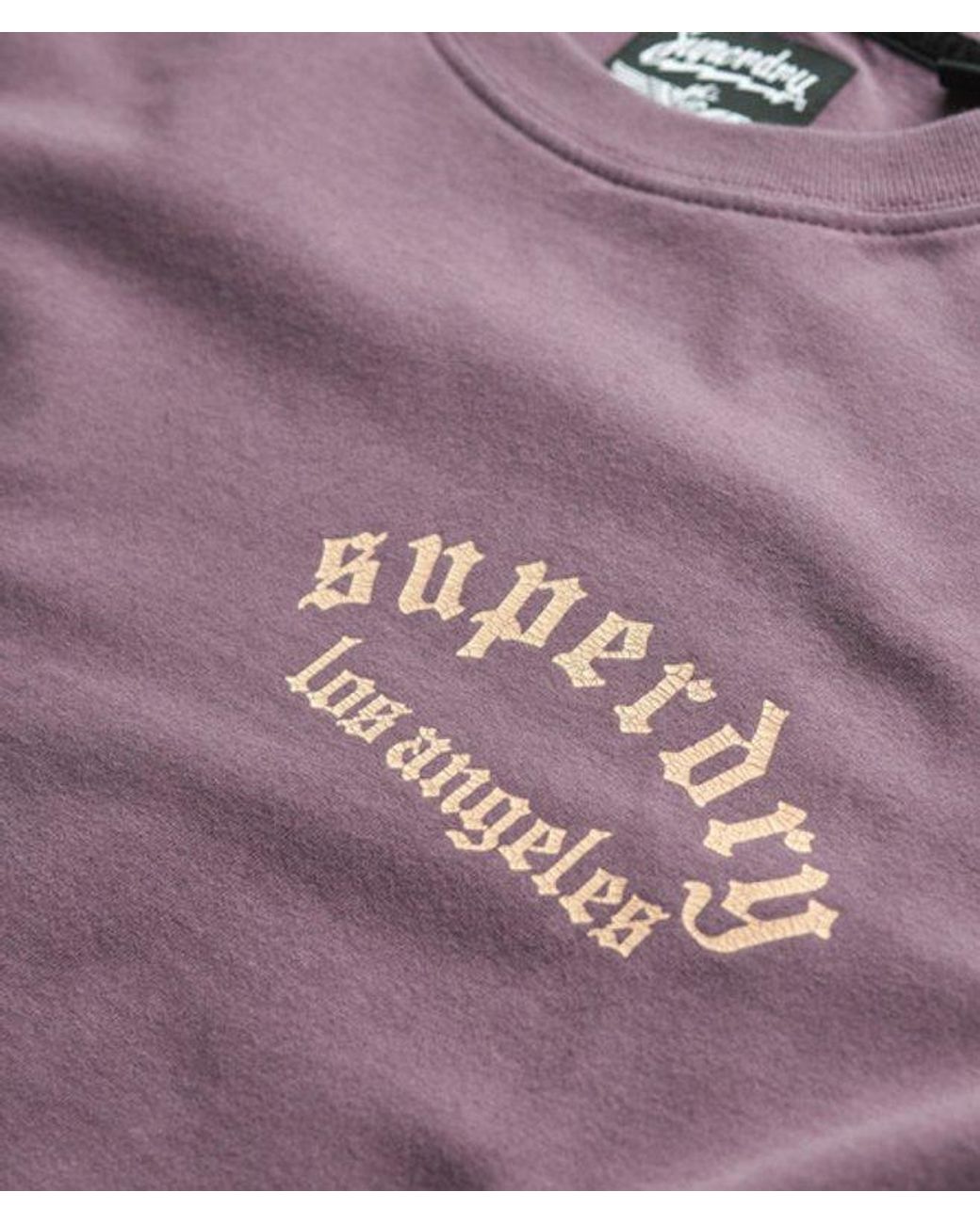 Superdry Purple & Co Tattoo Loose T-shirt for men