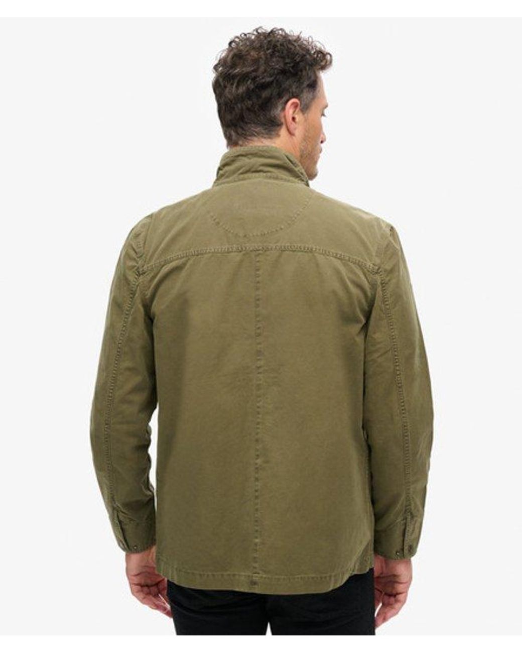 Superdry Green & Co The Merchant Store - Cotton Work Jacket for men