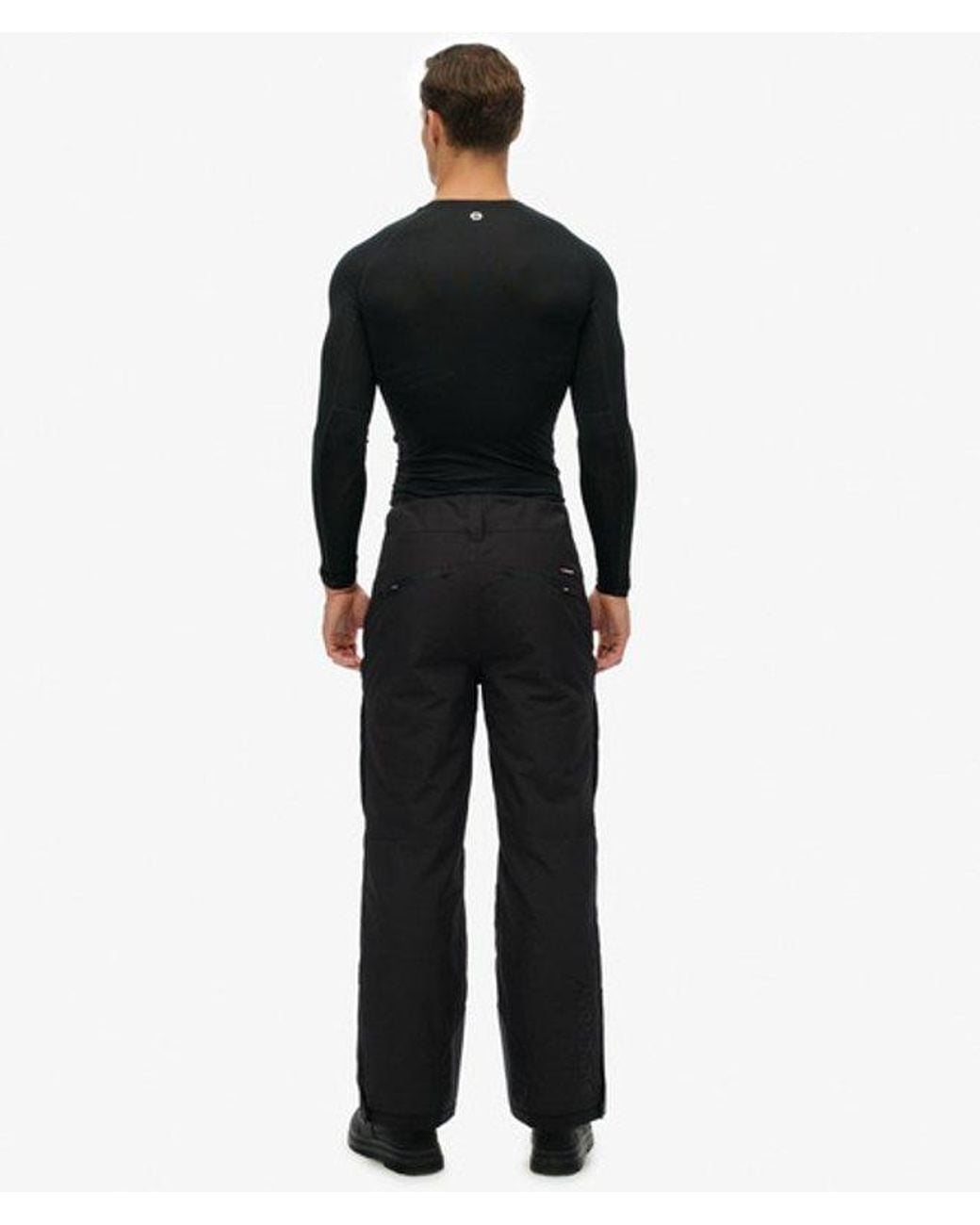 Superdry Black Ski Shell Pants for men