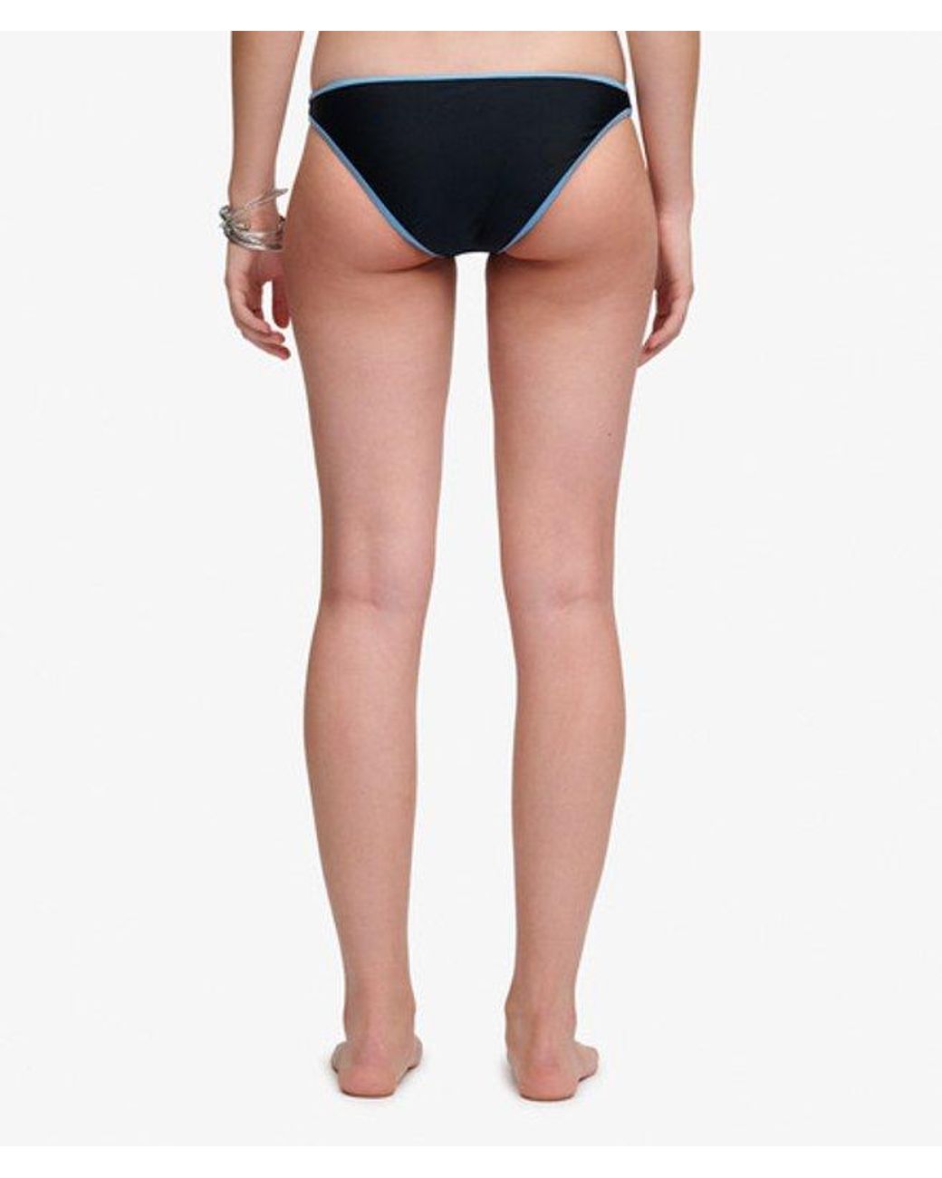 Superdry Blue & Co Contrast Classic Bikini Bottoms