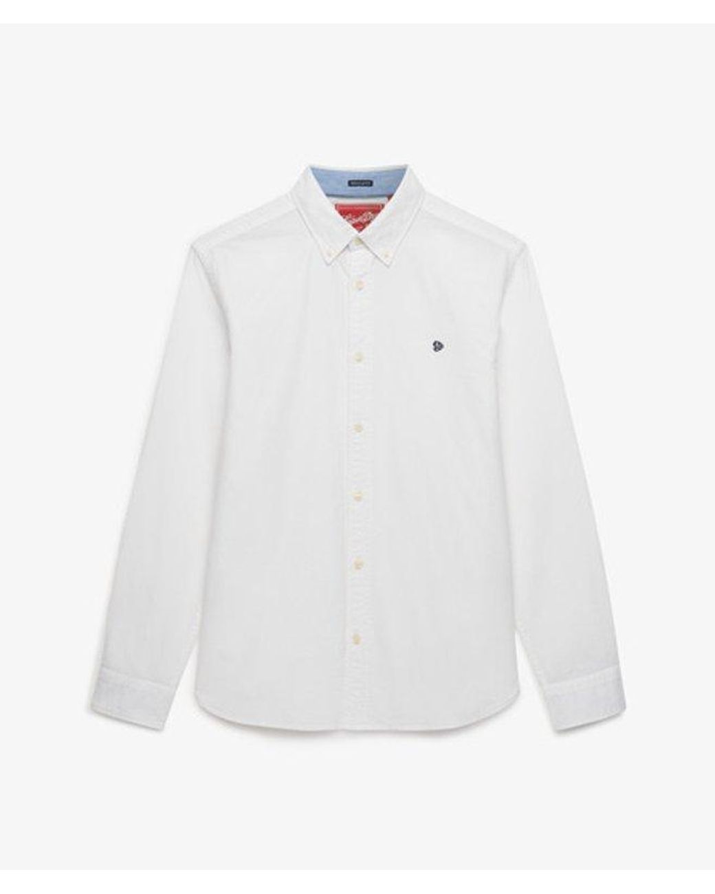 Superdry White & Co Preppy Oxford Long Sleeve Shirt for men
