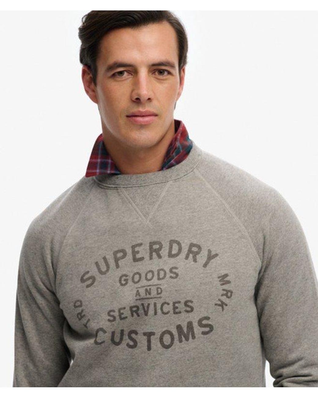 Superdry Gray & Co The Merchant Store - Vintage Print Sweatshirt for men