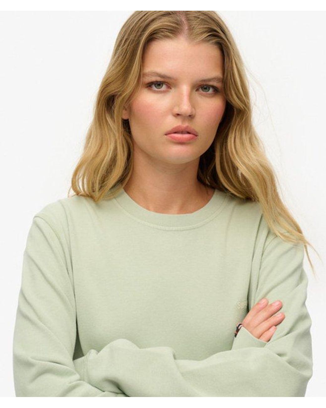 Superdry Green & Co Oversized Classic Essential Sweatshirt