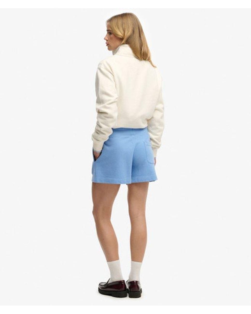 Superdry Studios Sweatshorts in het Blue